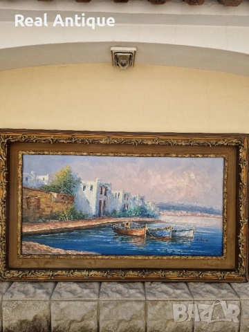 Уникална огромна майсторска авторска картина масло върху платно , снимка 3 - Картини - 51694642