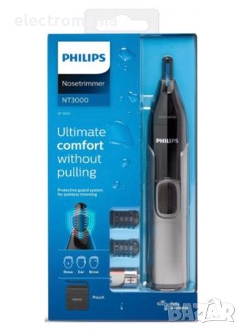 тример за нос, уши и вежди ,Philips’ UltimateComfort NT3000, снимка 1 - Тримери - 45854626