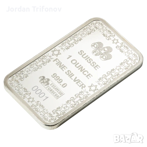 Star of David - 1 OZ 999 Pure Silver PAMP, снимка 6 - Нумизматика и бонистика - 53496950