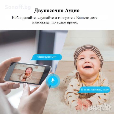 SONOFF GK-200MP2-B WiFi Безжична IP Камера 1080P, снимка 9 - IP камери - 45239587