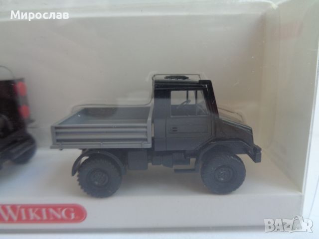  WIKING H0 1/87 MERCEDES UNIMOG КАМИОН МОДЕЛ КОЛИЧКА, снимка 2 - Колекции - 45993430