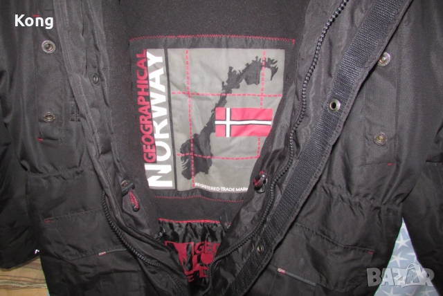 Ново мъжко Marmot зимно яке 2 в 1 Мармот Geographical Norway с пухкава качулка Норвегия 