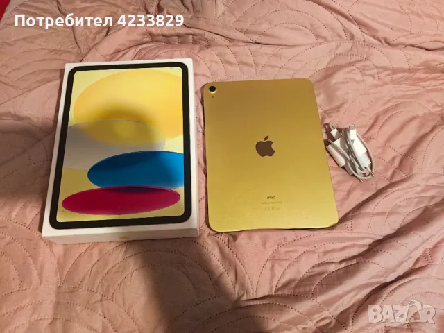 Apple iPad 10th gen 64gb жълт/yellow, снимка 4 - Таблети - 47226930