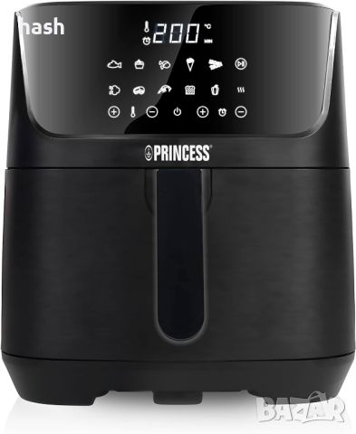 Princess 182061 Дигитален въздушен фритюрник - Капацитет 6,5 L - 1800 Watt - вкл. separator, снимка 1 - Фритюрници - 45810473