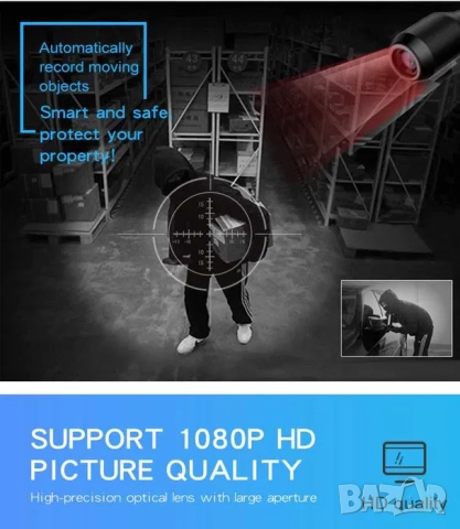 Скрита Wi-Fi камера с USB накрайник, видеонаблюдение, шпионска камера, снимка 9 - IP камери - 52208675