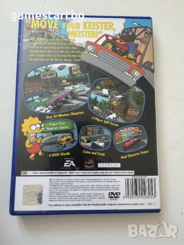 The Simpsons: Road Rage за PS2, снимка 2 - Игри за PlayStation - 51396362