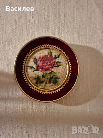 Гоблен Роза., снимка 2 - Гоблени - 52930410