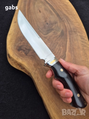 Ръчно изработен ловен нож с кожена кания LN424, снимка 7 - Ножове - 52324870