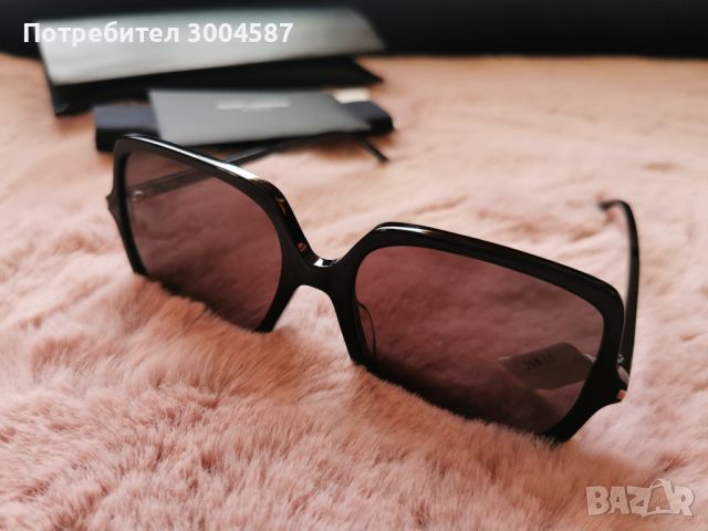 Чисто нов модел дамски слънчеви очила Saint Laurent, закупени от Париж, снимка 7 - Слънчеви и диоптрични очила - 46125977