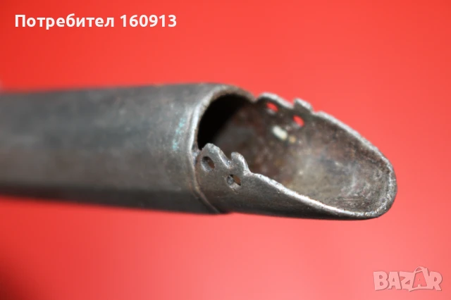 Османски балкански дозатор за барут за кремъчни капсулни пушки пищови., снимка 11 - Антикварни и старинни предмети - 51121564