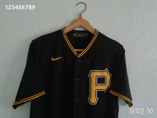 Pittsburgh Pirates Nike Jersey Baseball нова тениска фланелка бейзболна размер М, снимка 4 - Тениски - 50956463