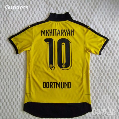 Borussia Dortmund 15/16 Home Shirt #10 Mkhitaryan, снимка 1 - Спортни дрехи, екипи - 46354381