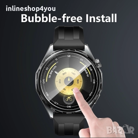 Стъклен Протектор за Часовник Huawei Watch GT6 46mm, снимка 4 - Смарт гривни - 51913034