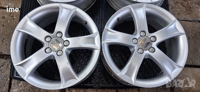 4бр. ляти джанти 6.5J16 ET43. Ronal. 5x100 мм. 57.1 мм среден отвор. OEM 6L0601025M...., снимка 14 - Гуми и джанти - 50922050