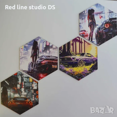 Пано за стена "Хексагон" с Ваши снимки, картинки, емблеми., снимка 5 - Пана - 53812430