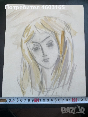 Рисунка портрет момиче