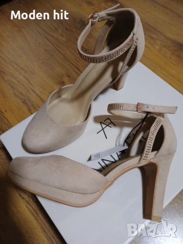 Anna Field нови с етикет и кутия елегантни дамски обувки на ток, снимка 6 - Дамски елегантни обувки - 51010176