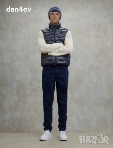 Елек Blauer USA 'DANNY' син, снимка 2 - Якета - 54194148