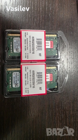 Нови! 2бр. RAM 16GB PC4 3200 Mhz Cl22 260 SODIMM