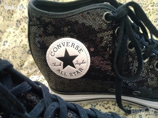 Converse - оригинални кецове номер 40 със скрита платформа , снимка 2 - Кецове - 51083004