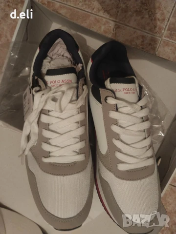 U.S.Polo ASSN Original Size 43 Мъжки сникърси с подарък, снимка 6 - Маратонки - 51200662