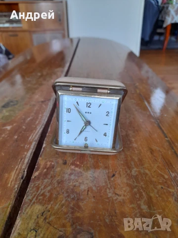 Стар настолен часовник будилник #2, снимка 2 - Антикварни и старинни предмети - 50971227