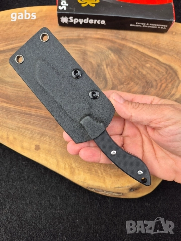 Нож Spyderco Stok FB50 Drop Point G10, снимка 9 - Ножове - 52611438