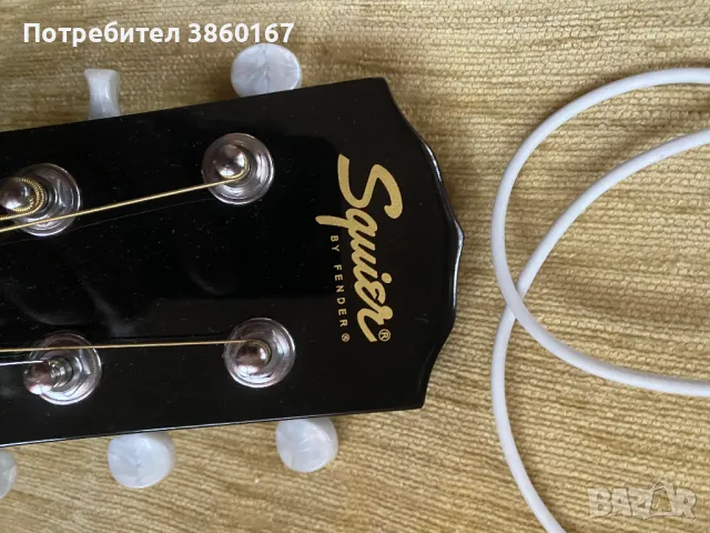 Китара Fender "Hello Kitty" акустична, снимка 3 - Китари - 47660356