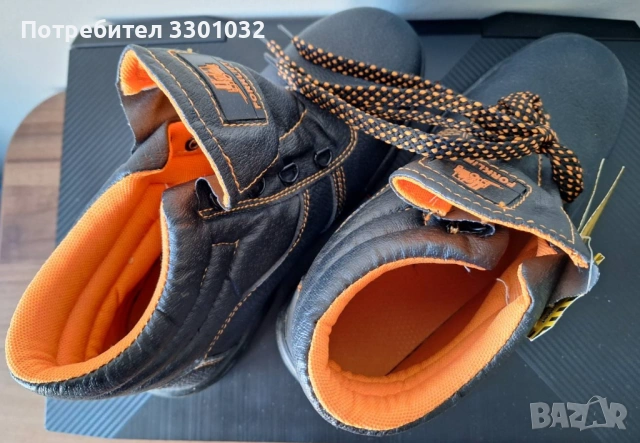 НОВИ! Работни боти Forklift Safety boots, №42 /8/,тъмнокафява еко кожа, снимка 6 - Други - 53963970