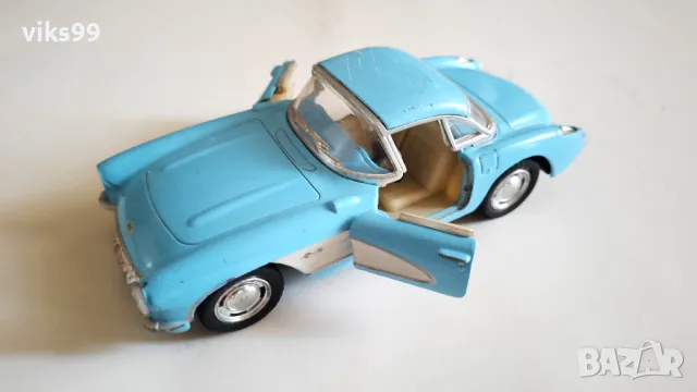 Chevrolet Corvette 1957 Kinsmart 1:34 , снимка 2 - Колекции - 47667624