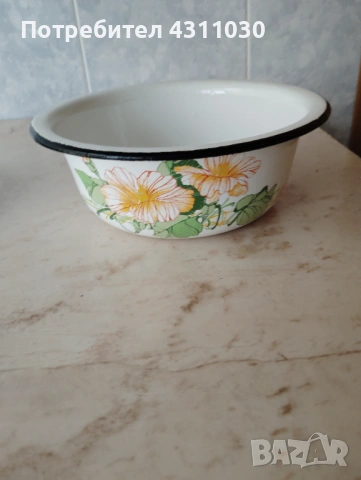 Нови емайлирани купи от 80-те години, снимка 8 - Съдове за готвене - 54203424