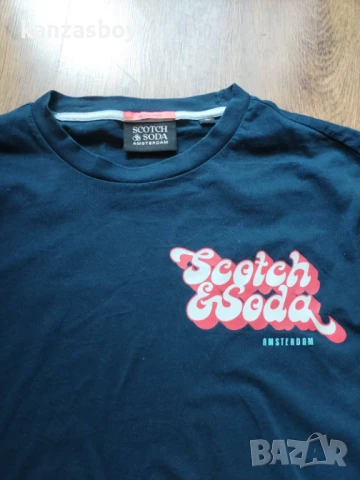scotch and soda - страхотна мъжка тениска M, снимка 2 - Тениски - 50535949
