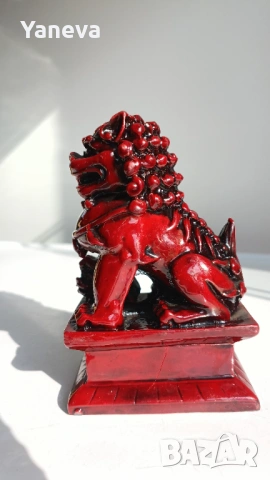 Куче Фу , китайски символ за защита, сила и просперитет. , снимка 3 - Статуетки - 53728020