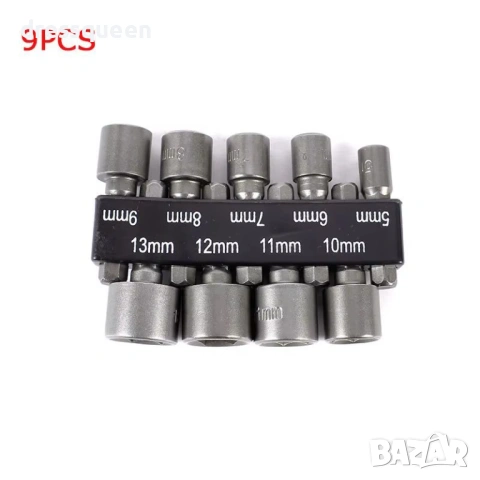 4656 Комплект шестостенни вложки за бормашина и винтоверт, 5-13мм, снимка 3 - Други инструменти - 53655170