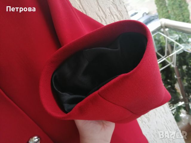 Balenciaga вълнено палто IT 38 Оригинал, снимка 4 - Палта, манта - 45872050