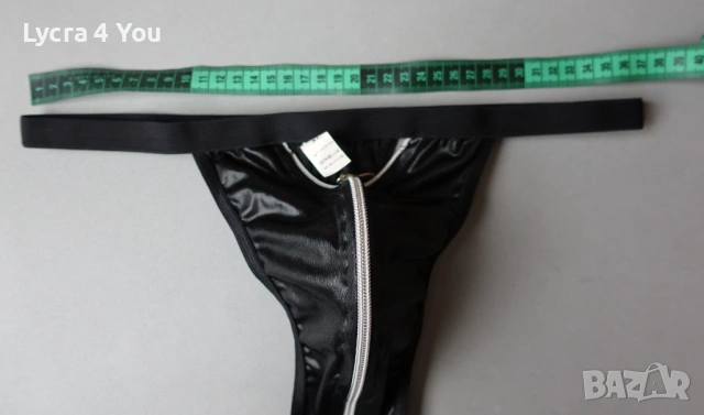 L нови мъжки прашки с кожен ефект и цип отпред, снимка 9 - Бельо - 53375936