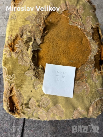 Старинен Диван сет с два фотьойла и табуретка за реставриране , снимка 14 - Антикварни и старинни предмети - 53471041