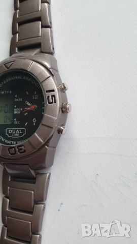 Кварцов мъжки часовник Ana-digit с две времена, снимка 5 - Мъжки - 45639594