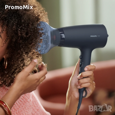 Сешоар Philips 3000 BHD36020 2100W ThermoProtect Ionic Йонизация, снимка 3 - Сешоари - 52434004