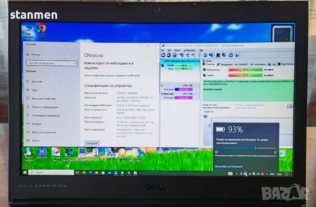 Продавам лаптоп Dell Precision M4600/8х2.50GhzThr/мат15.6IPSFullHD/8gb/SSD512gb/nVidiaQuadro/НоваБат, снимка 6 - Лаптопи за игри - 45334642