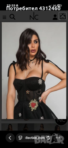 РОКЛЯ NIKOLE COLLECTION|Обличана веднъж|Като нова, снимка 4 - Рокли - 53898300