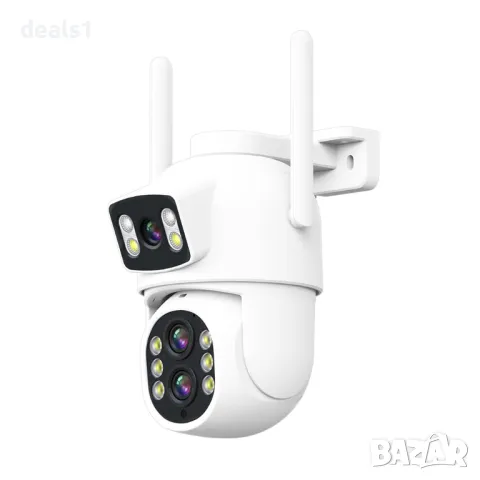 ESCAM QF500 5MP+5MP WiFi IP Водоустойчива Камера iCSee APP, снимка 2 - IP камери - 47129315