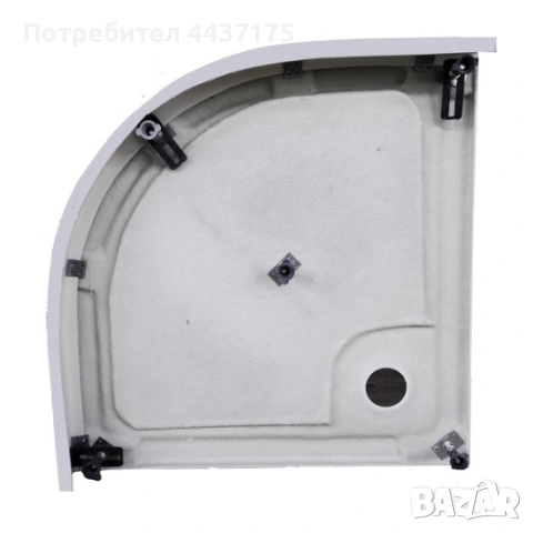 GRS90-BORA Комплект овално корито 90см с крачета, сифон и подвижна престилка, снимка 2 - Душ кабини и вани - 53628717