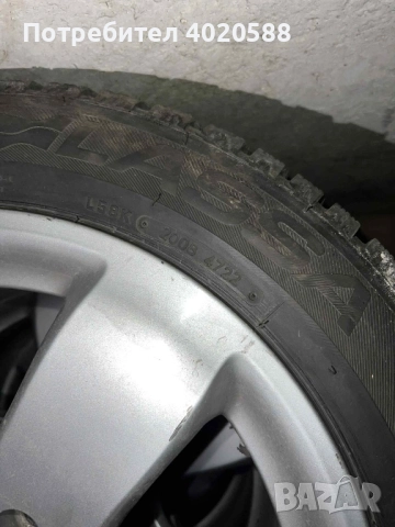 Оригинални джанти Mercedes-Benz (16 инча) със зимни гуми Lassa (DOT 2022) , снимка 3 - Гуми и джанти - 52622376