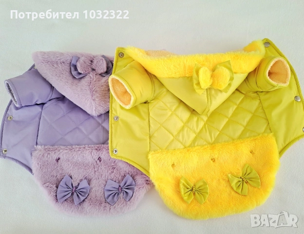 Якенца за кученца в свежи цветове от промазка и мек плюш с вата посредата., снимка 5 - За кучета - 53490580