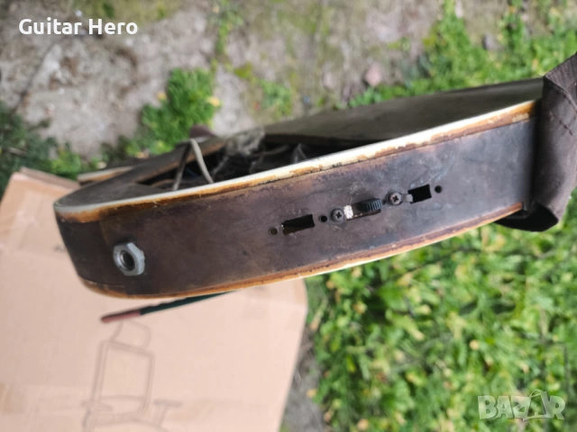 Стара Електрическа джаз китара за реставрация, снимка 8 - Китари - 53141895
