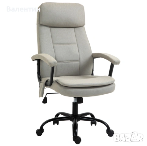 Ергономичен масажен офис стол Vinsetto, снимка 2 - Столове - 53256840