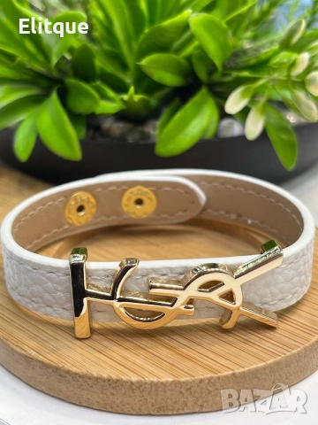 гривни от естествена кожа prada miu miu ysl saint laurent , снимка 4 - Гривни - 52907706