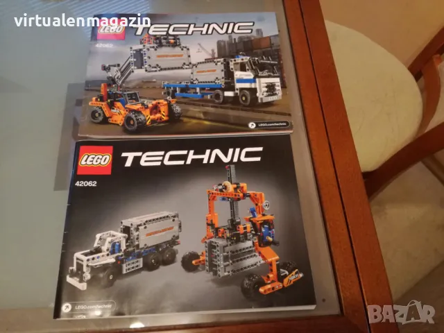 Конструктор Лего Техник  2 в 1 - Lego Technic 42062 - Контейнерен терминал, снимка 1 - Конструктори - 48263868