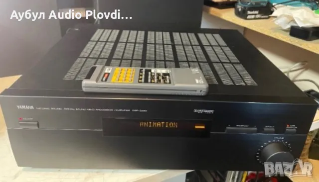 Yamaha Dsp-e580 Digital Sound Processing Amplifier с Оригинално дистанционно, снимка 2 - Ресийвъри, усилватели, смесителни пултове - 50124543